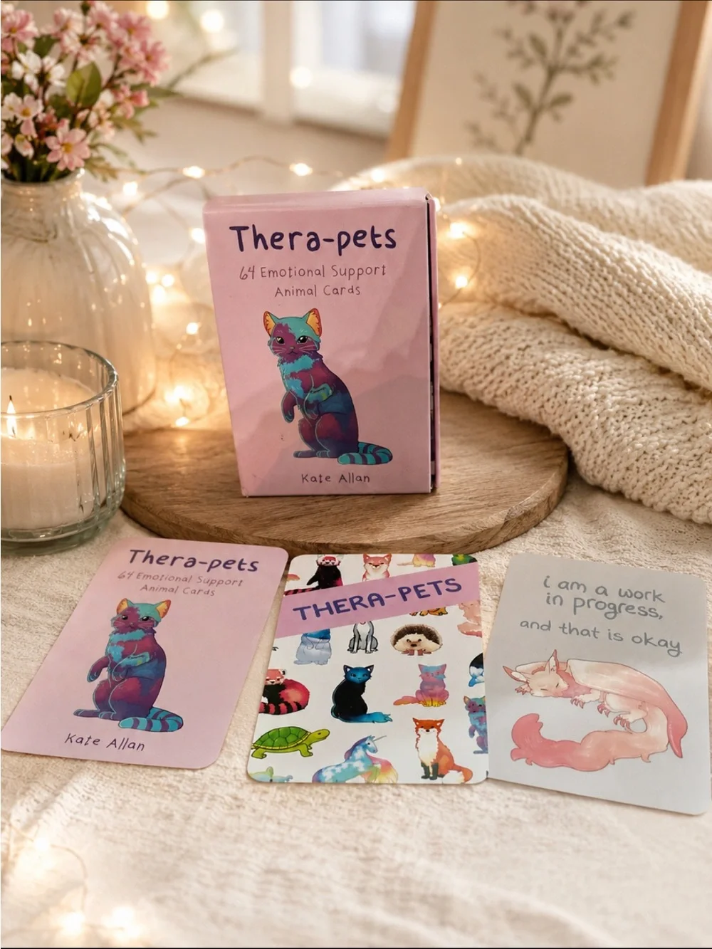 Thera-pets Emotional Support Animal Cards (Pink) -